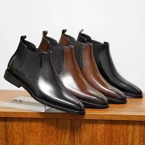 Men's Genuine Leather Chelsea Boots