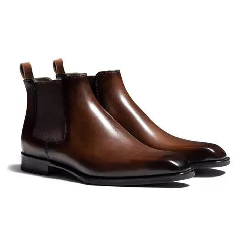 Men's Genuine Leather Chelsea Boots