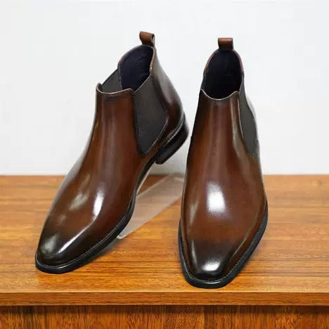 Men's Genuine Leather Chelsea Boots