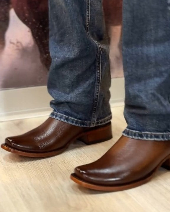 Men's Deerskin Cowboy Boots