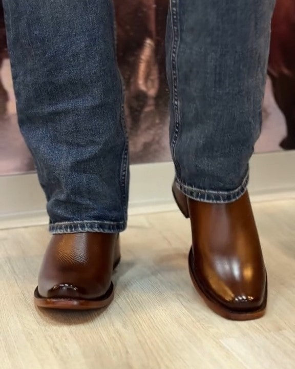 Men's Deerskin Cowboy Boots