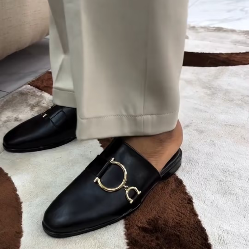 Men's Calfskin Flip Flops