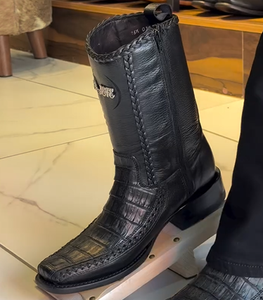 Men's Black Croc Boots