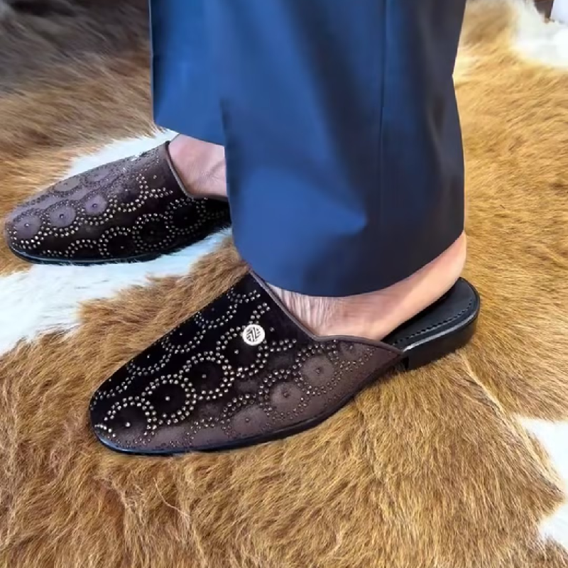 Men's Casual Suede Slippers