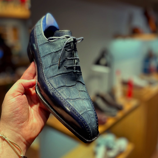Crocodile Leather Formal Men's Dress Shoes