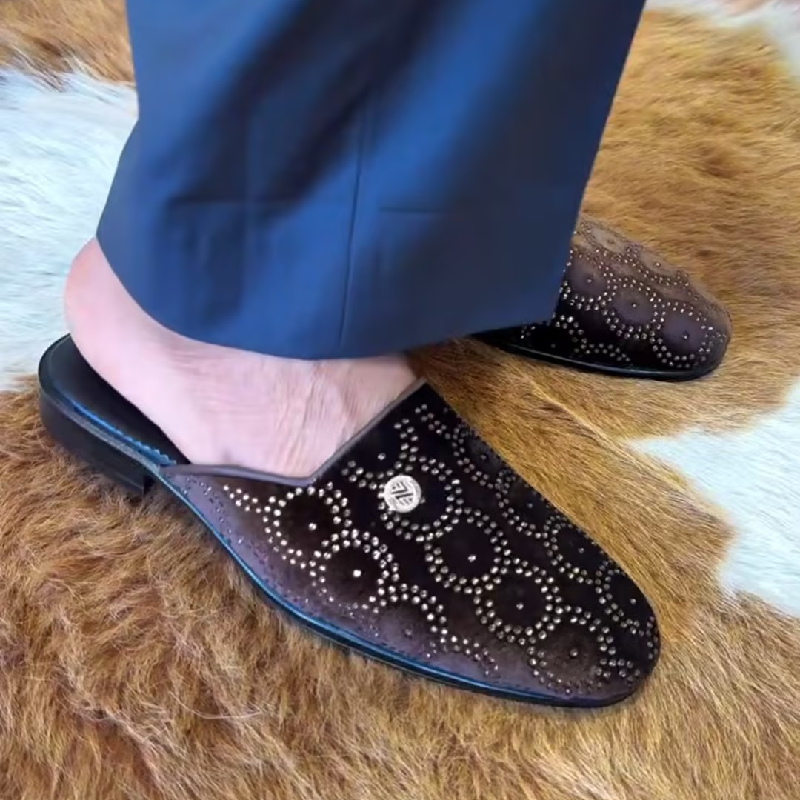Men's Casual Suede Slippers