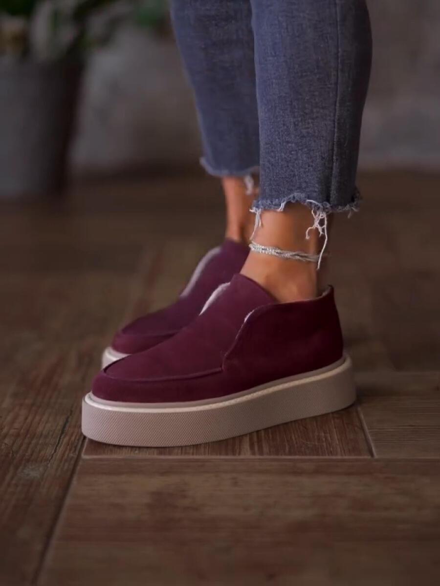 Laceless Thick Sole Loafers