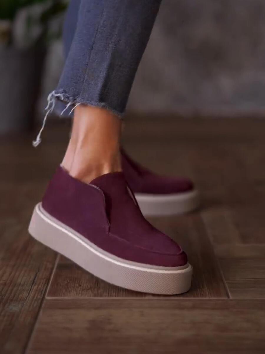 Laceless Thick Sole Loafers
