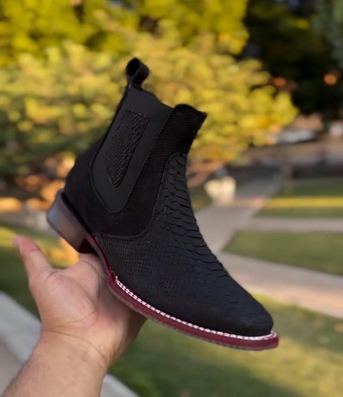 Crocodile Leather Boots