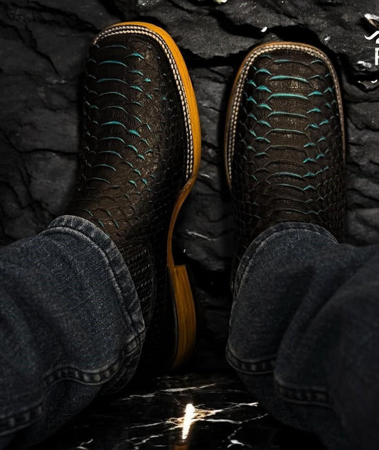 Poseidon Crocodile Boots