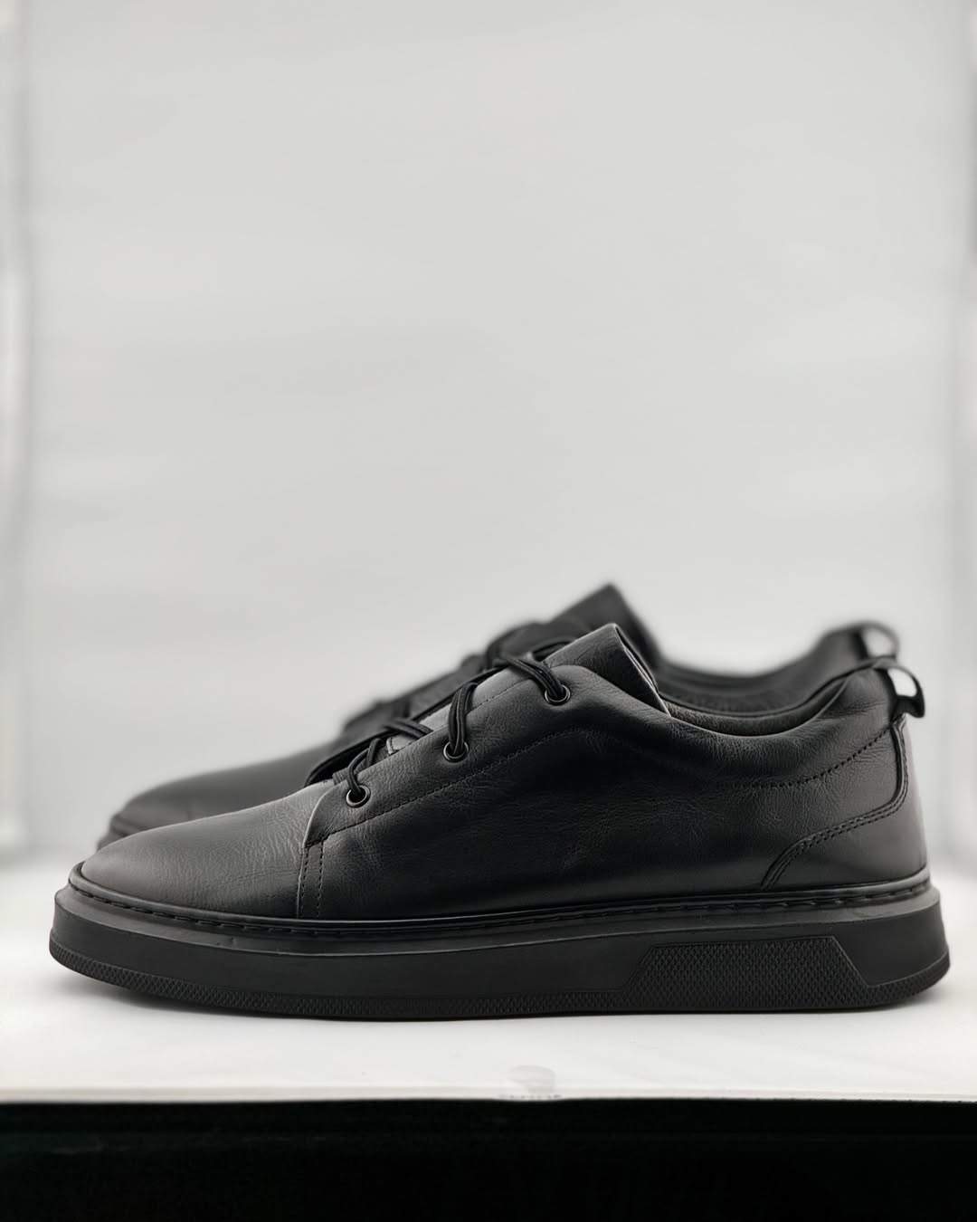 Men's Mark Black Leather Shoes