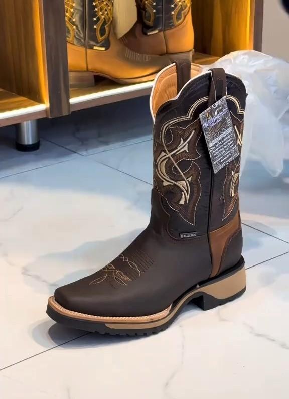 Men's Printed Thick Sole High Boots