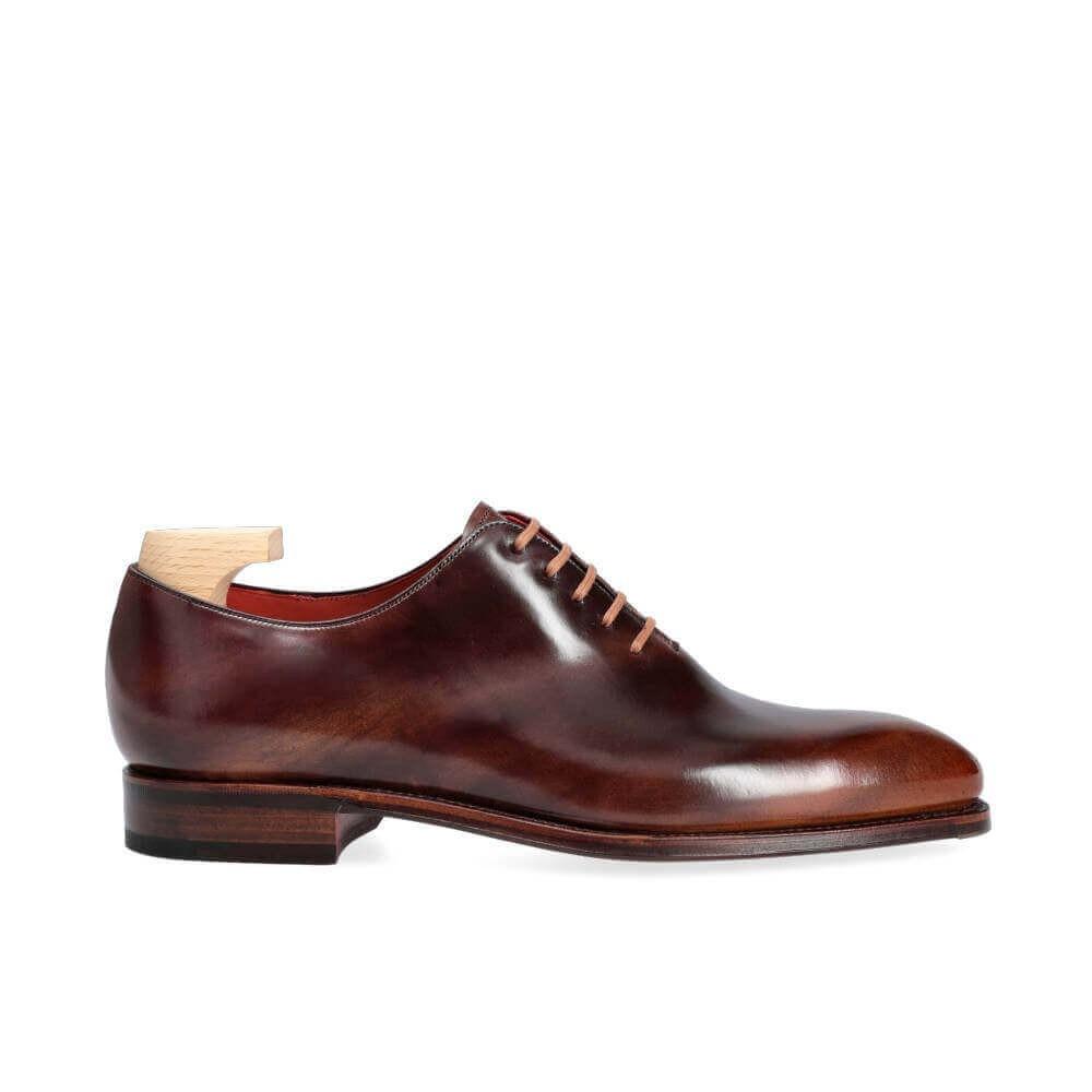 Calf Brown Handmade Oxfords Shoes