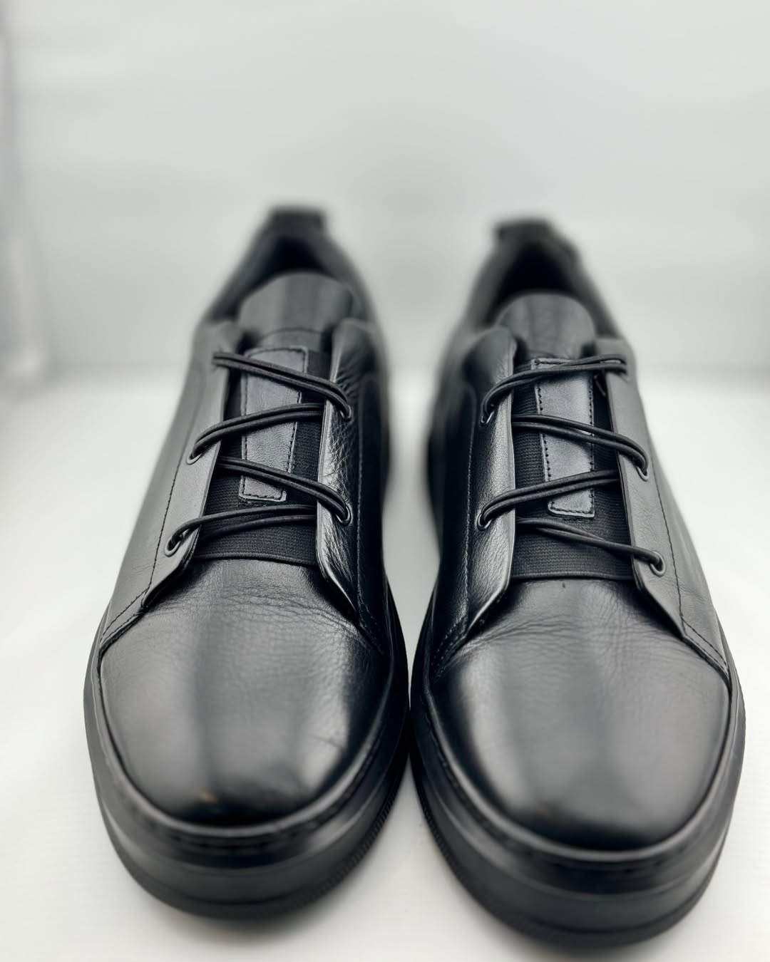 Men's Mark Black Leather Shoes