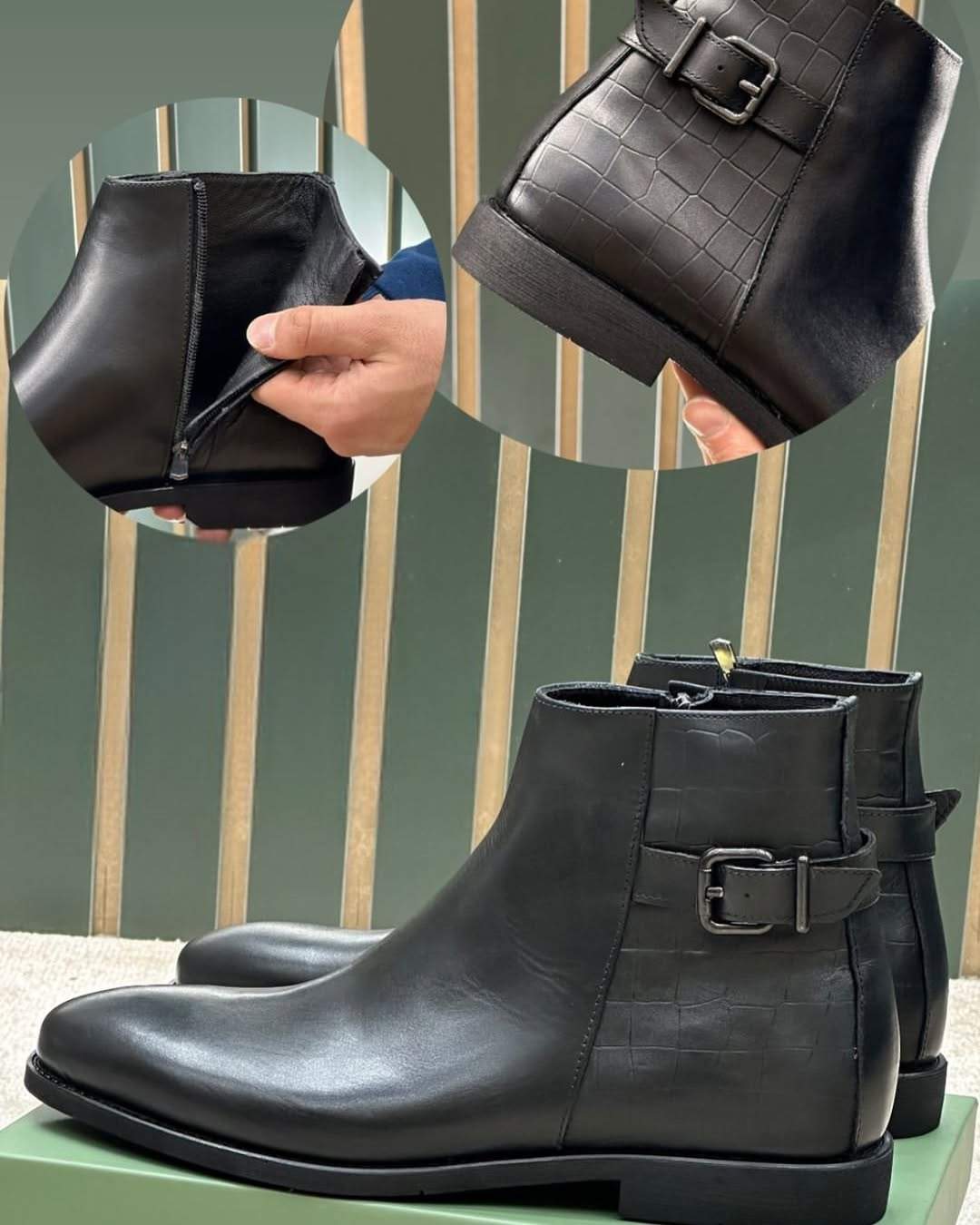 Eye-catching On-trend Leather Boots