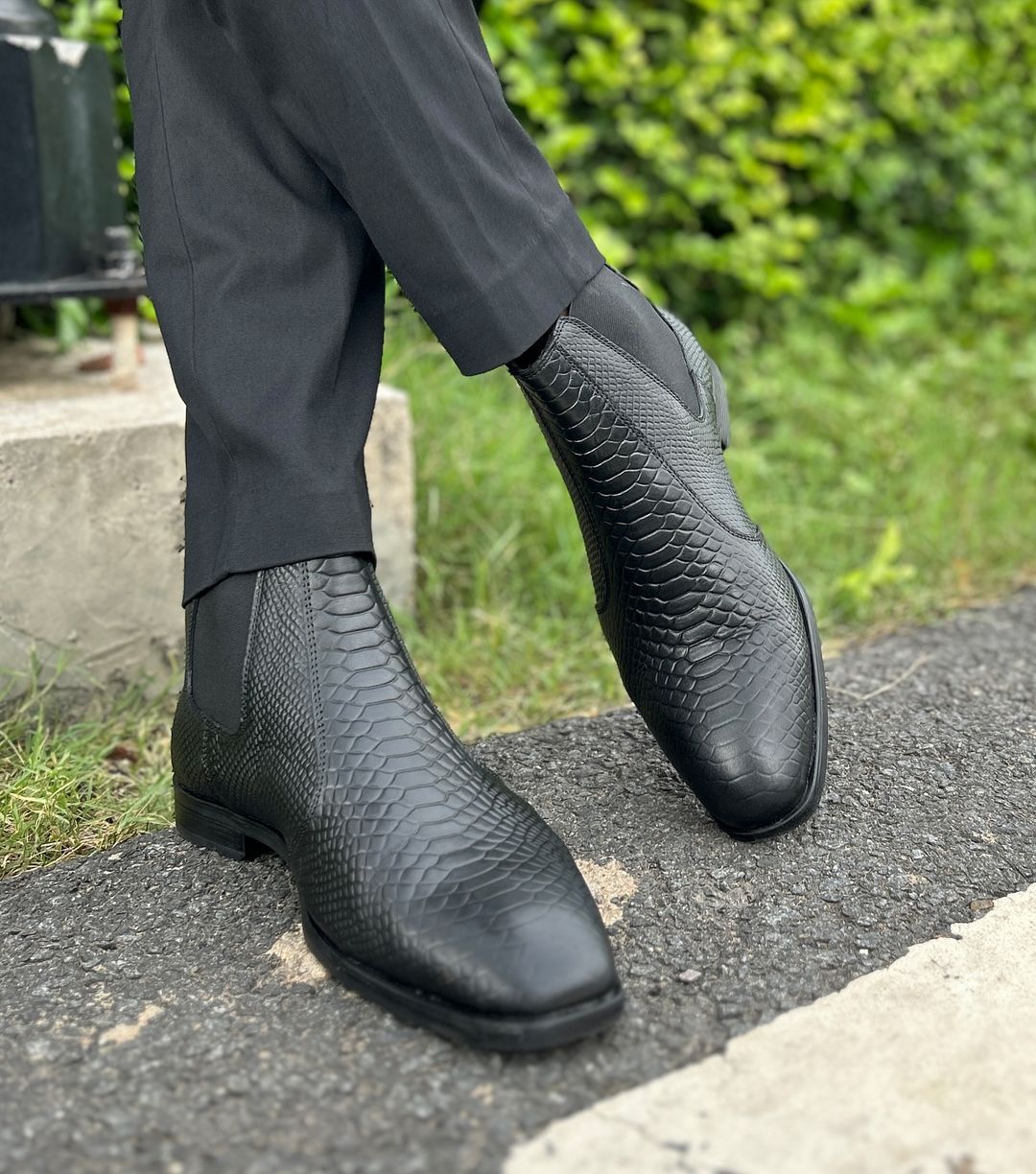 Crocodile Black Chelsea