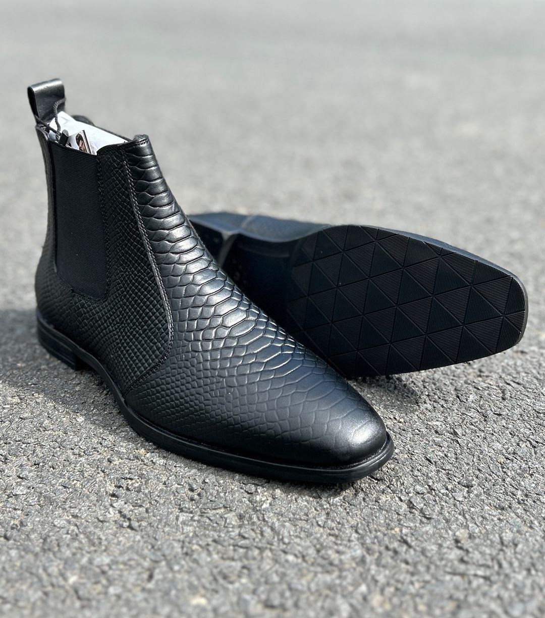 Crocodile Black Chelsea