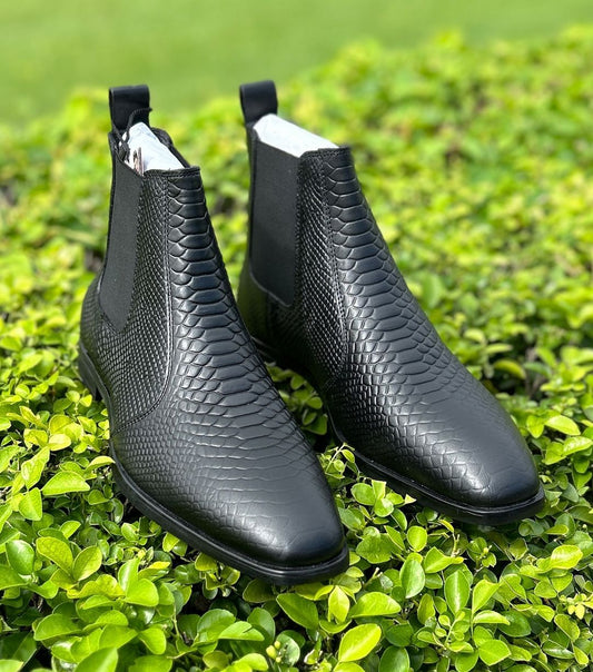 Crocodile Black Chelsea